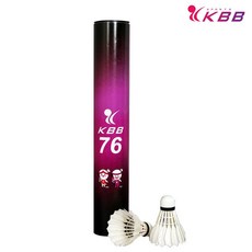 배드민턴 셔틀콕 KBB76. 거위깃털. 배드민터셔틀콕