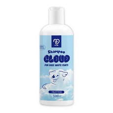 생활볶음 애견샴푸 구름샴푸 백모용 500ml 애견 샴푸 애완견 강아지 미용용품 lam*30844pg, 1개, 본상품선택