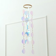 DIY 비쥬 크리스탈 썬캐쳐 홀로그램 모빌 만들기 키트, 없음