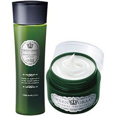 일본직발송 6. 크루드 글링런 2점 세트 [하발 아미노 로션 (화장수 150ML) + 하발 아미노 겔 (올인원 겔, One Size, 젤 100g+화장수 150ml