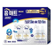 홈매트제로 max 훈증기2개입+교체용리필4개입 셋트