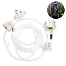 수족관 고압 수초 어항 용품 이탄 발생기 식물 DIY CO2 시스템 키트 압력 공기 조절 물 물고기 밸브 디퓨저