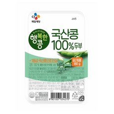 CJ 행복한콩 국산콩100%두부 찌개용, 29개, 180g