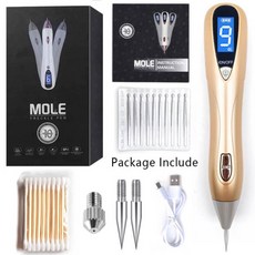 레이저레벨기 laser mole remove pen wart plasma 레이저측정기, 프로 노블 골드, 1개