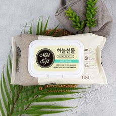 하늘수프리미엄물티슈캡형70매x5팩리필형70매x5팩