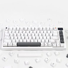 타닥 애플 레트로 한무무 기계식 키보드 XDA PBT 염료승화 127키 키캡, 한글