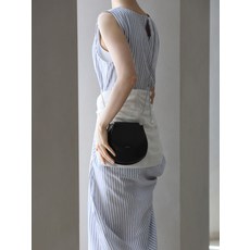 RUHOUR Shell chain bag / Black-Silver