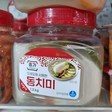 대상 종가 오래오래 시원한 동치미(용기), 1개, 1.2kg
