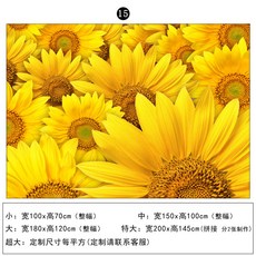 해바라기그림벽지