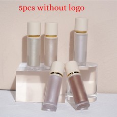 페이시아 쉬머링 프라이빗 라벨 리퀴드 하이라이터 5ml 샤이니 벌크 방수 오래 지속되는 커스텀 하이라이트, 01 5pcs without logo