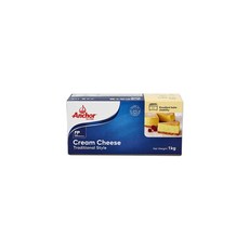 앵커 크림치즈 1kg 자연치즈 뉴질렌드산 (아이스박스포함) 하나베이킹푸드, 1개