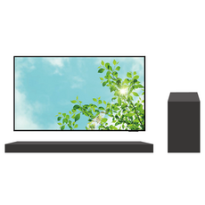 삼성전자 2023 QLED 4K QC83 (189 cm) KQ75QC83AFXKR 스탠드형 사운드바포함_킴스
