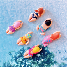  set 수영하는 사람들 마그넷 냉장고자석 헤엄치는 바다 여름 귀여운 마그네틱 자석 