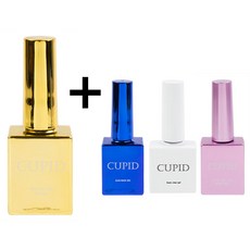 큐피트 큐피드 오버레이 골드탑젤 10ml 2개 세트, 골드탑+골드탑