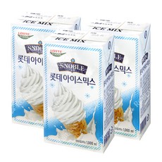 롯데 스노블 아이스믹스 1000ml/1박스(10봉)/액상타입