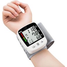 손목 커프 혈압 모니터 전동 토노미터 디지털 스마트 음성 혈압계 전자 충전식 BP 대형 화면 장치 및 2x90 메모리 레코드