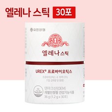 유한양행 엘레나 스틱 여성 질건강 유산균, 1개, 30포