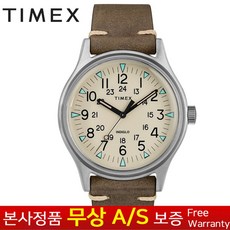 (타이맥스) TIMEX [한국본사정품][무상AS] 남자남성남여공용 아이보리 인디고 INDIGO 라이트 24시날짜요일표시 크로노그래프 30M 방수 아날로그 가죽밴드 손목시계 TW2R96800