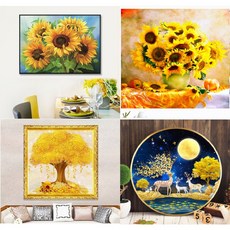 실십자수해바라기