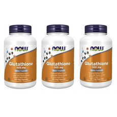 Now Foods 나우푸드 글루타치온 500mg, 120정, 3개