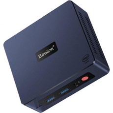 Beelink 비링크 미니 PC S 인텔 11세대 4코어 N5095 데스크톱 컴퓨터 8GB DDR4 RAM 128GB SSD 듀얼 HDMI 4K UHD/기가비트 이더넷/듀얼, MINI S 8G/128G/N5095 미국직구