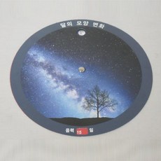 사이언쌤 달의모양변화 달의위치변화, 달의모양변화(5인용), 1세트