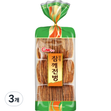 청우식품 참깨전병, 350g, 3개