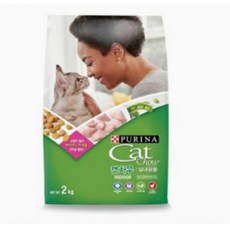  퓨리나 생후 12개월 이후 캣차우 인도어 고양이 건식사료, 2kg, 3개 