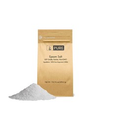 퓨어오가닉 엡솜 솔트 마그네슘 식용소금 453.6g, 단일상품