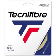 테크니화이버 Tecnifibre NRG2 테니스 스트링 세트 내츄럴 18g/1.18mm, 기본