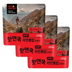이지밥 핫앤쿡 라면애밥 짬뽕맛, 150g, 3개