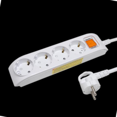 멀티코드 메인 스위치 4구 (2호) 1.5M 16A KS 678000EA, 본상품, 1개