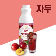 쉘몬 자두 음료베이스 1kg, 1개