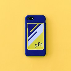 [ 프레임바이 X 9.81 ] iPhone Case - 7/8(se2 호환)Blue 실리콘 케이스