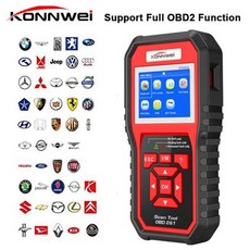 전문 OBD2 스캐너 KW850 리더 EOBD 코드 자동 진단 도구, 한개옵션0