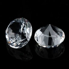 가짜 다이아몬드 크리스탈 모형 보석 촬용소품 인조 다이아, 인조 다이아 60mm
