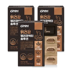 위영양제 GNM 위건강 헬리코박터 솔루션 / 스페인감초추출물 비타민B 판토텐산 30정 3개