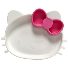 BUMKiNS Hello Kitty矽膠餐盤, 防滑, Hello Kitty, 21.5 x 17 x 2.2cm, 1個