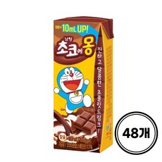 달달구리 초코우유 초코에몽 190ml 48팩, 48개