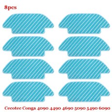호환 Cecotec Conga 4090 4490 4690 5090 5490 6090 로봇 진공 청소기 부품 메인 사이드 브러시 Hepa 필터 걸레 천 액세서리, 21 Set-21, 1개