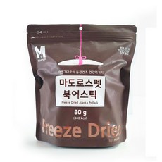 마도로스펫 동결건조 트릿 간식, 북어스틱, 80g, 1개