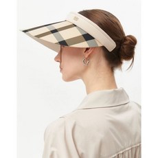 닥스 여성 DSUNCAP 브라운 체크배색 썬캡344907