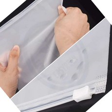 따뜻한잡화점 반투명 PVC 슬라이드 지퍼백 20X30CM 비닐지퍼백파우치 방수지퍼백파우치, 1개, 1개입