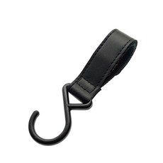 1/2pcs PU Leather Baby Stroller Hook Accessories Plastic Baby Car Carriage Hook Magical Stick Hook P, 1개