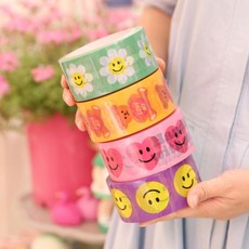 [천삼백케이] [아프로캣] afrocat box tape ( smile series ), heart smile