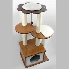  모던 화이트 중형 캣타워 선반 (M-2) 캣까페 고양이카페 캣폴 캣카페 냥이타워 냥이하우스, 상세페이지 참조 