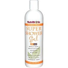 NutriBiotic 슈퍼 샤워 젤, 355ml, Fresh Fruit