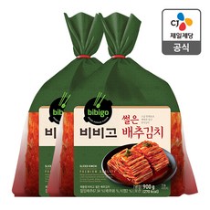 비비고 썰은배추김치, 900g, 2개