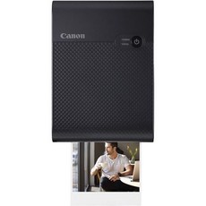 캐논 SELPHY QX10 아이폰 안드로이드용 휴대용 사각 포토 프린터 블랙, Black, Printer Only