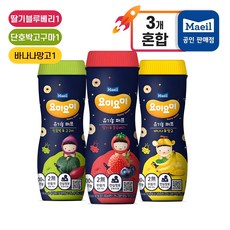 매일유업 요미요미 오가닉퍼프 혼합세트[바나나망고1+딸기블루베리1+단호박고구마1], 3개, 42g 3개, 42g